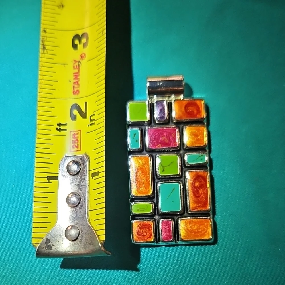 Colorful Geometric Pendant